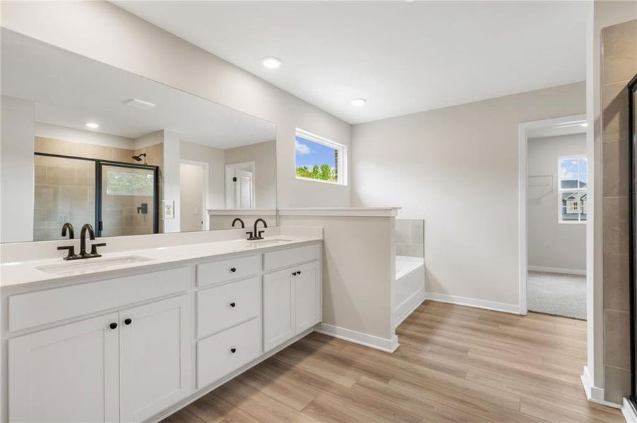 Furnished interior view inside a new home in Windsong Estates, McDonough (Image 10).
