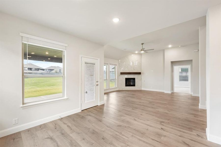 Spacious, unfurnished interior of a new home in Union Park Classic 55, Little Elm (Image 31).
