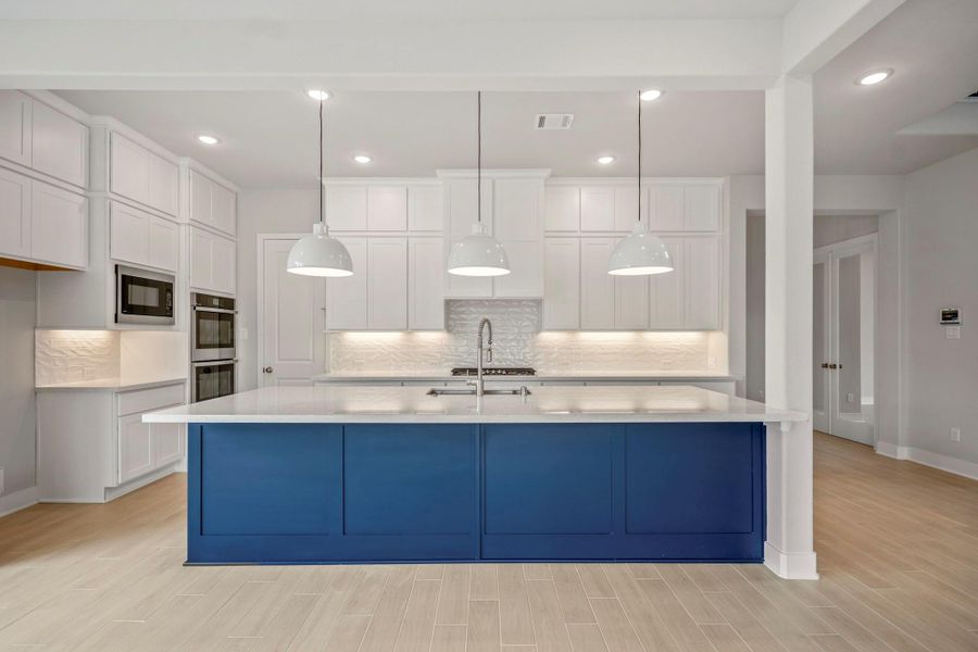 Furnished interior view inside a new home in ARTAVIA 55' Lots, Conroe (Image 7).