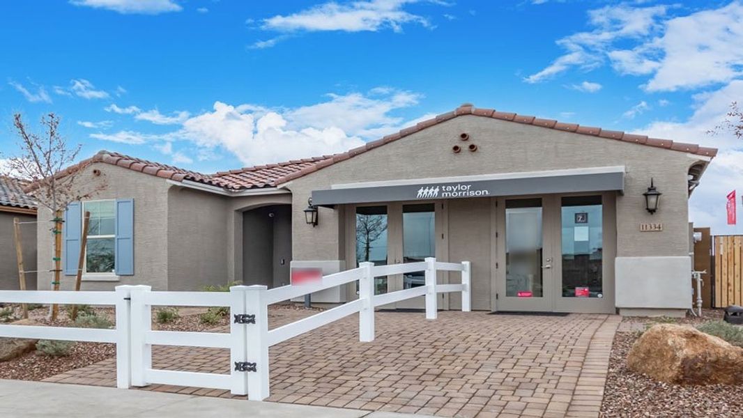 Representative exterior photo of a completed home built from the Sapphire by Taylor Morrison in Paradisi Encore Collection, Surprise, AZ (Image 21).