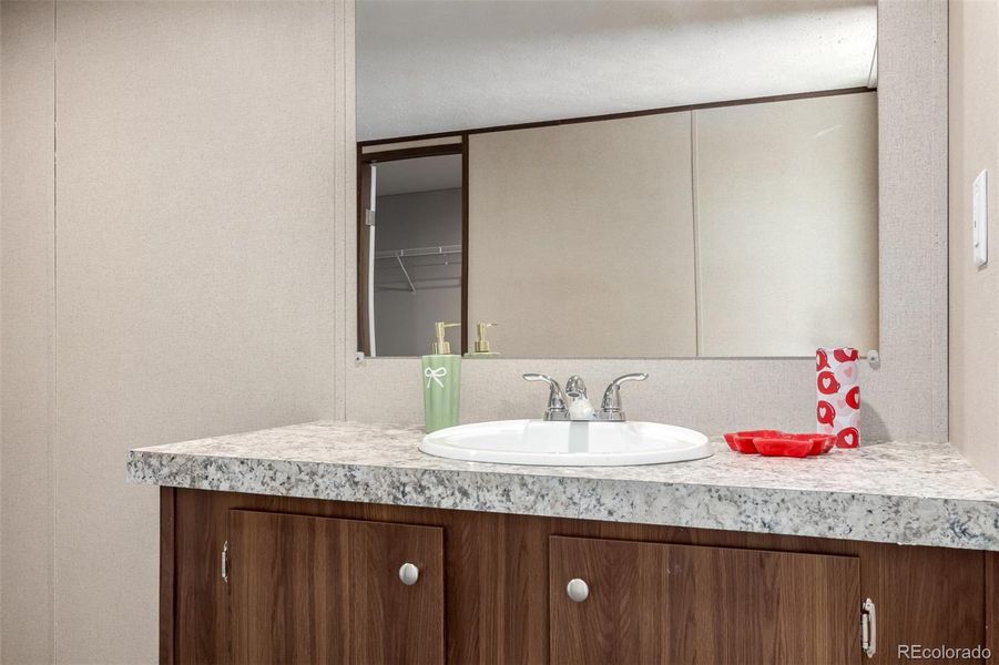 Close-up of interior finishes inside a home in , Colorado Springs (Image 14).