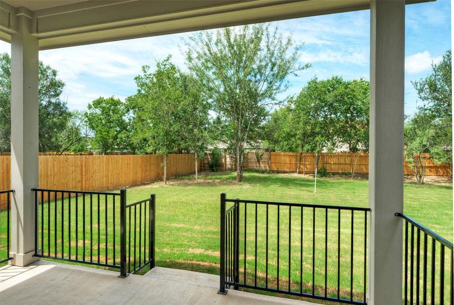 View of fenced backyard View of fenced backyard