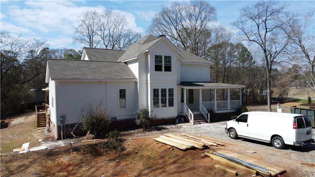In-progress construction of a new home in , Marietta, GA (Image 14).