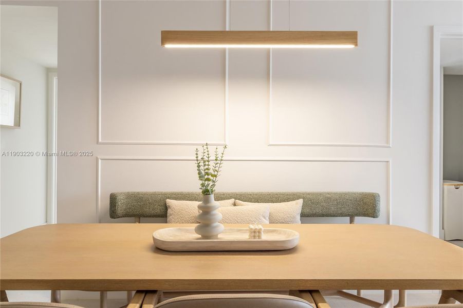 Close-up of interior finishes inside a home in , Miami (Image 51).