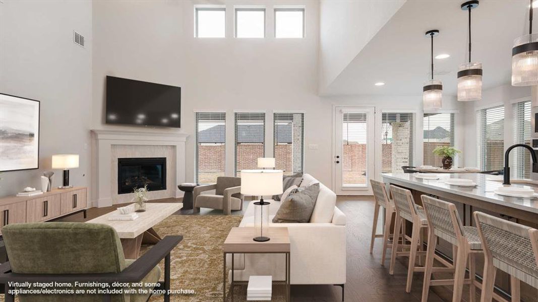 Furnished interior view inside a new home in M3 Ranch, Mansfield (Image 11).