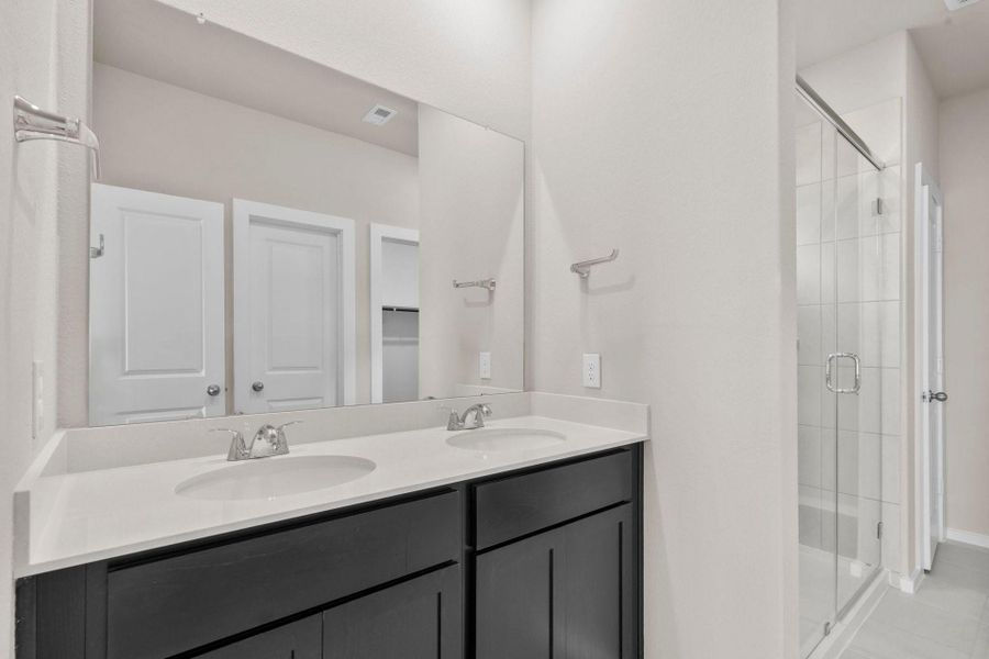 Furnished interior view inside a new home in Windrose Green, Angleton (Image 13).