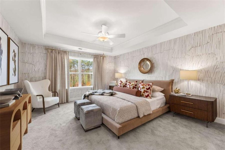 Furnished interior view inside a new home in Porter Reserve, Decatur (Image 6). Furnished interior view inside a new home in Porter Reserve, Decatur (Image 6).