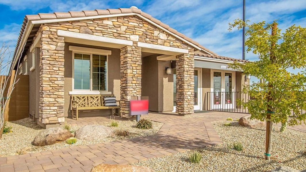 Representative exterior details of a home built from the Harlow by Taylor Morrison in Stonehaven, Glendale (Image 3). Representative exterior details of a home built from the Harlow by Taylor Morrison in Stonehaven, Glendale (Image 3).