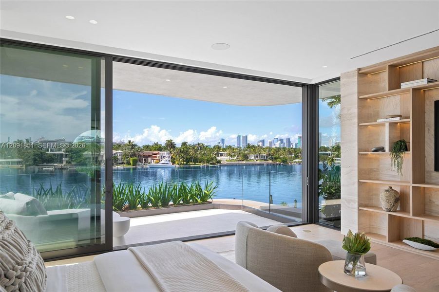 Exterior details and patio area of a home in , Miami Beach (Image 25). Exterior details and patio area of a home in , Miami Beach (Image 25).