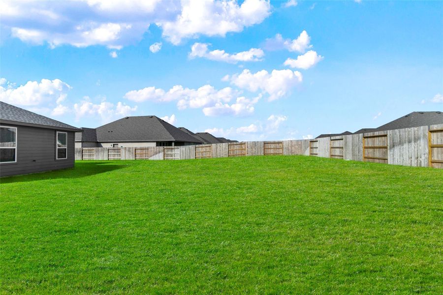 Exterior details and patio area of a home in River Ranch Estates, Dayton (Image 22). Exterior details and patio area of a home in River Ranch Estates, Dayton (Image 22).