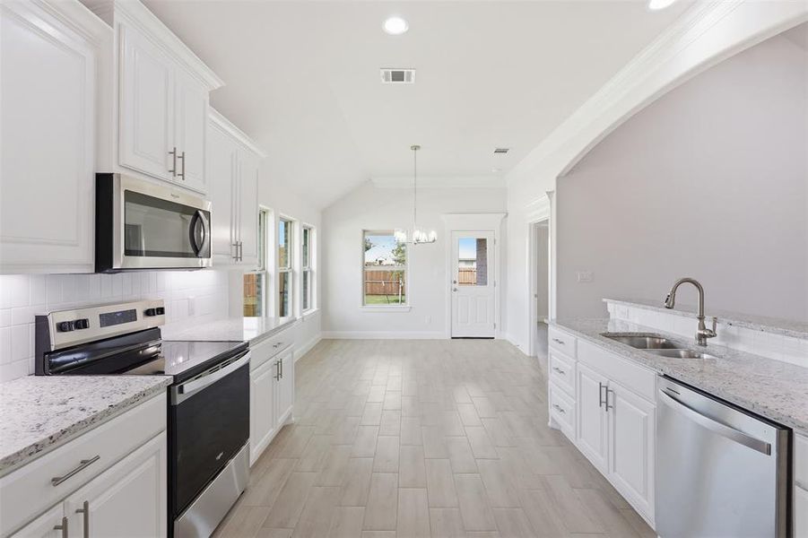 Furnished interior view inside a new home in , Springtown (Image 11).