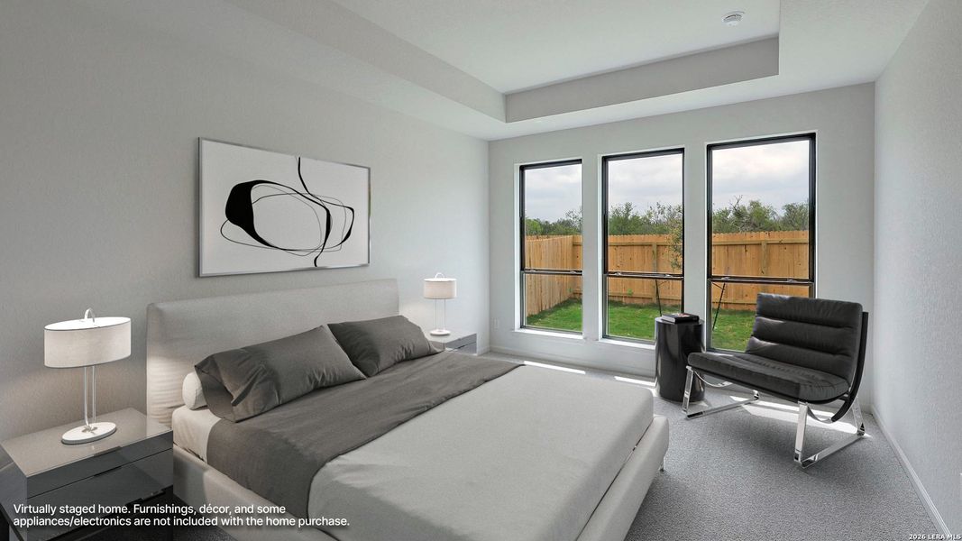 Furnished interior view inside a new home in Haby Hill, San Antonio (Image 7).