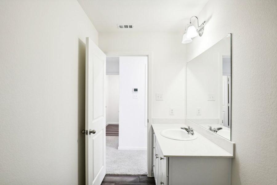 Representative furnished interior of a home built from the Glory by Starlight Homes in Broadmoor Village, Cedar Hill (Image 12).