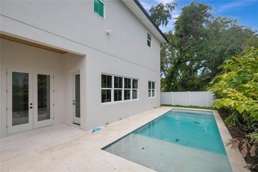 Exterior details and patio area of a home in , Tampa (Image 33).