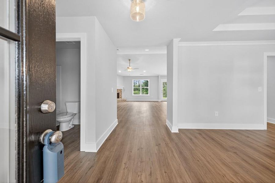 Furnished interior view inside a new home in , Statham (Image 7).