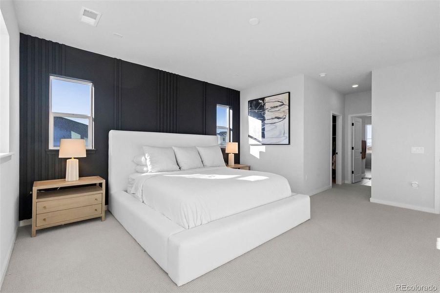 Furnished interior view inside a new home in Trails at Smoky Hill, Parker (Image 27).