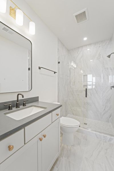 Furnished interior view inside a new home in , Charleston (Image 40).