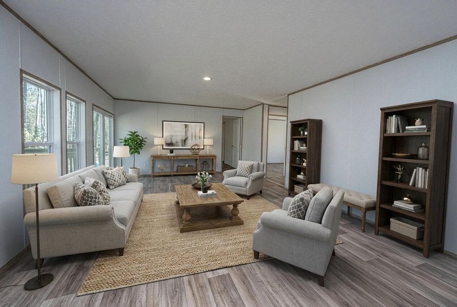 Furnished interior view inside a new home in , Summerville (Image 15).