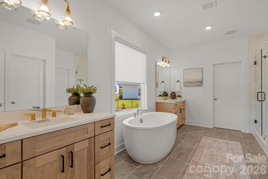 Furnished interior view inside a new home in , Fort Mill (Image 33).