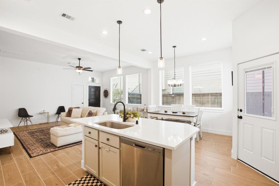 Furnished interior view inside a new home in , Cypress (Image 35).