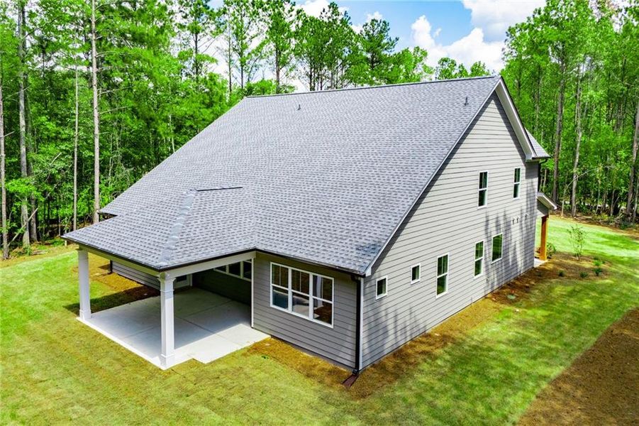 Exterior details and patio area of a home in , Douglasville (Image 39).
