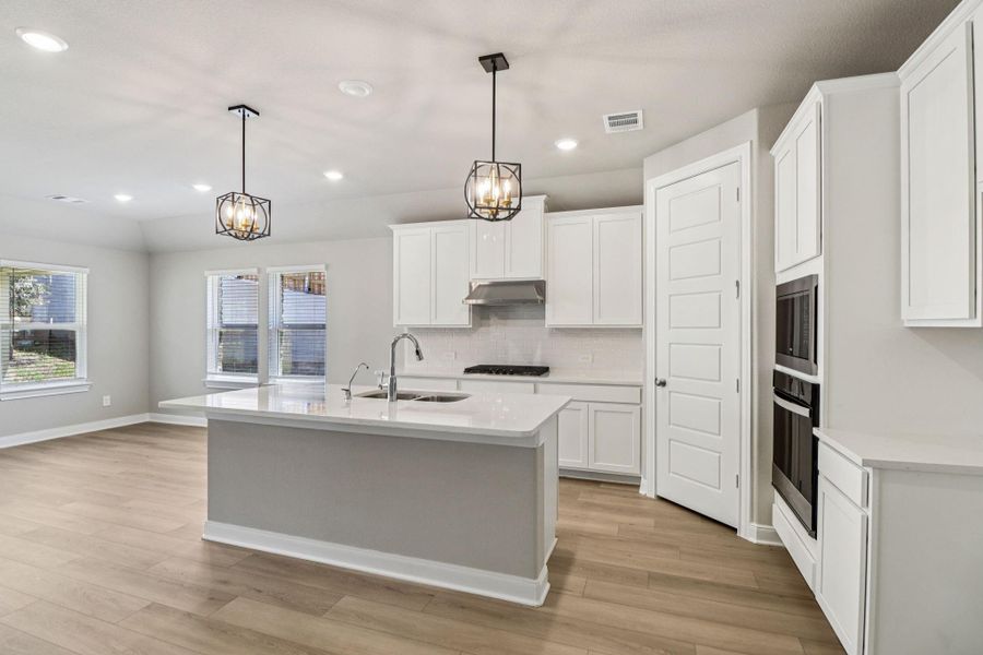 Photo is not of the actual home, but is an inspirational photo of builder’s model home and may depict options, furnishings, and/or decorator features that are not included