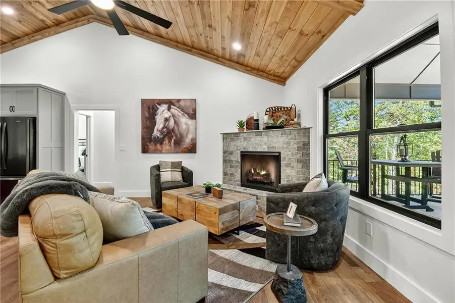 Furnished interior view inside a new home in , McCaysville (Image 11).