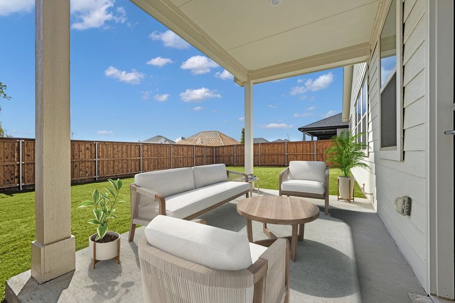 Representative exterior details of a home built from the Rayburn by Taylor Morrison in Madero 50s, Fort Worth (Image 3).