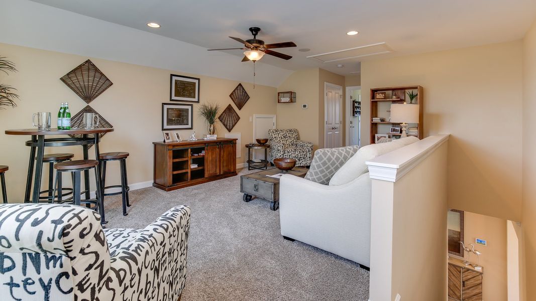 Representative furnished interior of a home built from the The Shorebreak by Chesapeake Homes in Bridgewater - Shorehaven Village, Little River (Image 23).