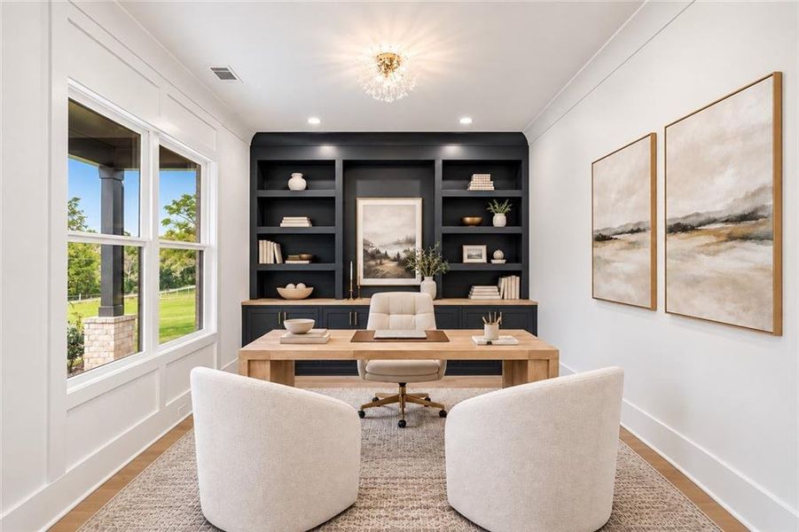 Furnished interior view inside a new home in , Monroe (Image 14).