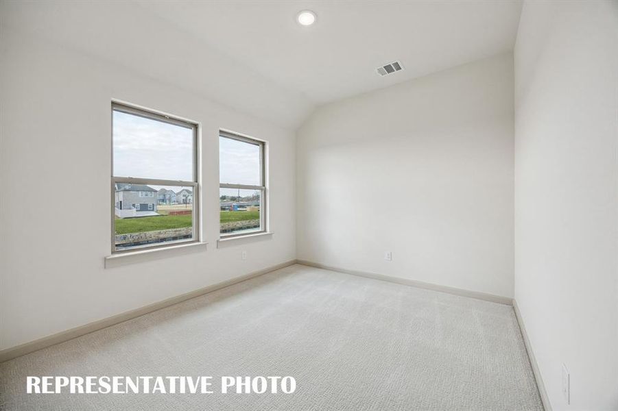 Our Alexis II plan offers nicely sized secondary bedrooms. REPRESENTATIVE PHOTO Our Alexis II plan offers nicely sized secondary bedrooms. REPRESENTATIVE PHOTO