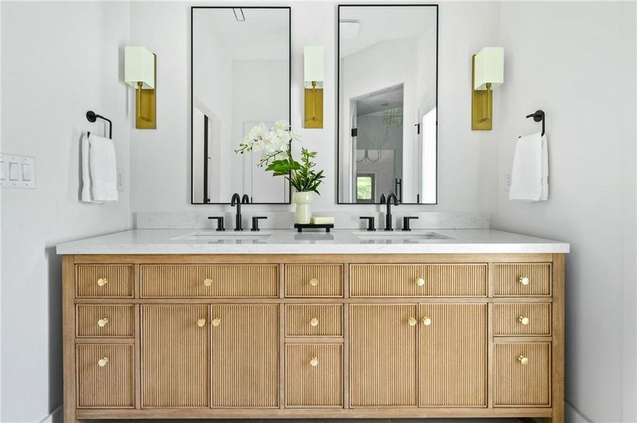 Furnished interior view inside a new home in , Alpharetta (Image 54).