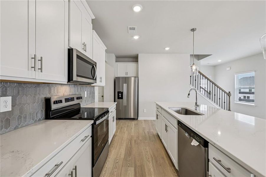 Furnished interior view inside a new home in Hawthorne Station, College Park (Image 14).