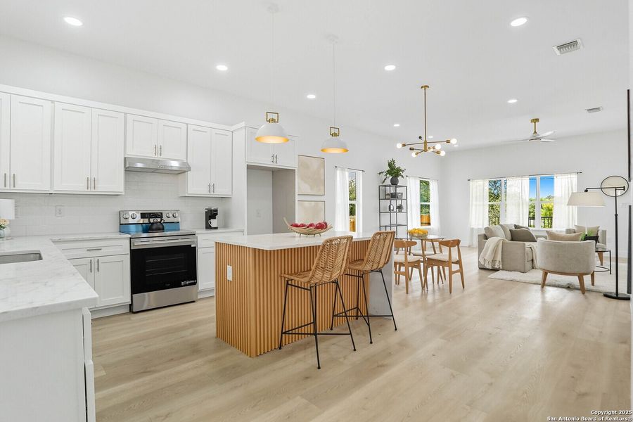 Furnished interior view inside a new home in , San Antonio (Image 16).