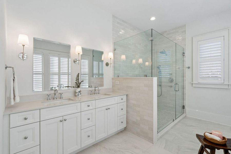 Furnished interior view inside a new home in , Folly Beach (Image 84).