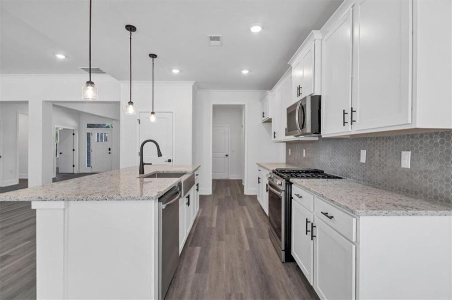 Furnished interior view inside a new home in Tuscany Hills, Douglasville (Image 4).