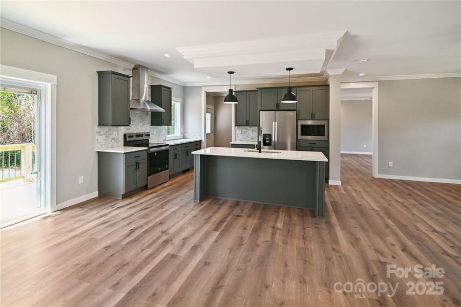 Furnished interior view inside a new home in , Morganton (Image 8).