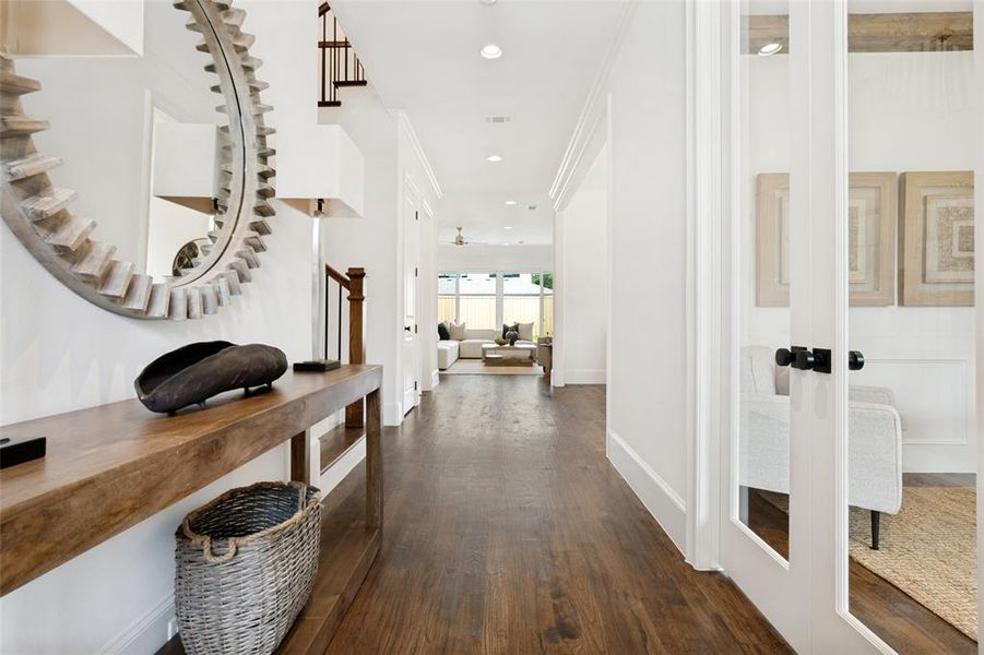 Furnished interior view inside a new home in , Dallas (Image 31).