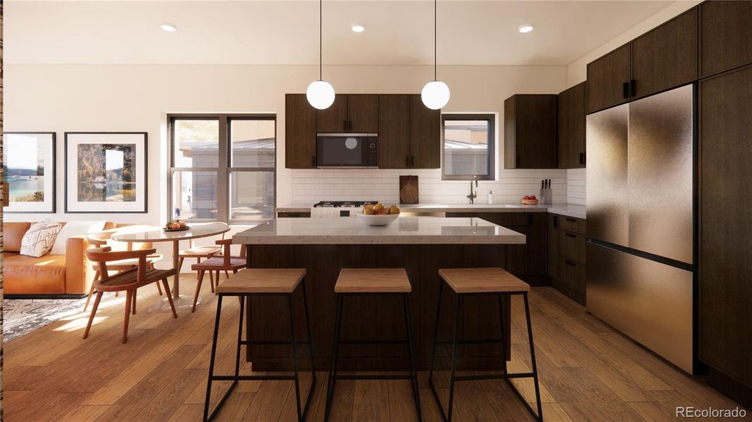 Furnished interior view inside a new home in , Gypsum (Image 6).