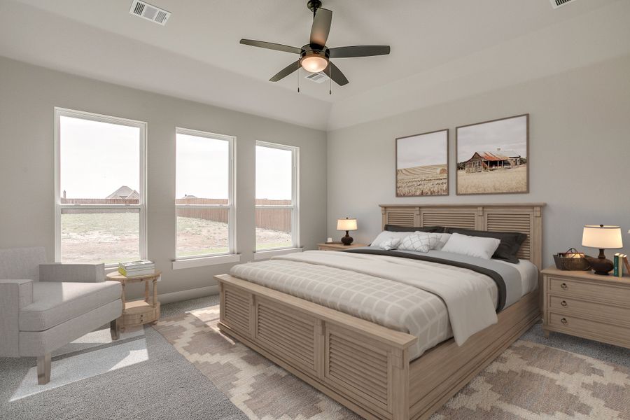 Representative furnished interior of a home built from the The Amarillo by Kenmark Homes in Paloma Ranches, Justin (Image 8). Representative furnished interior of a home built from the The Amarillo by Kenmark Homes in Paloma Ranches, Justin (Image 8).