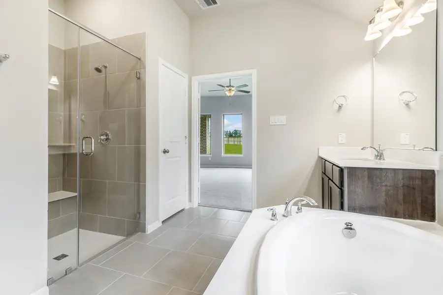 Furnished interior view inside a new home in Two Step Farm, Montgomery (Image 6). Furnished interior view inside a new home in Two Step Farm, Montgomery (Image 6).