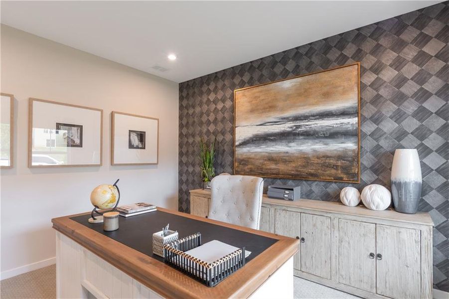 Furnished interior view inside a new home in Crossvine Estates, Braselton (Image 7). Furnished interior view inside a new home in Crossvine Estates, Braselton (Image 7).