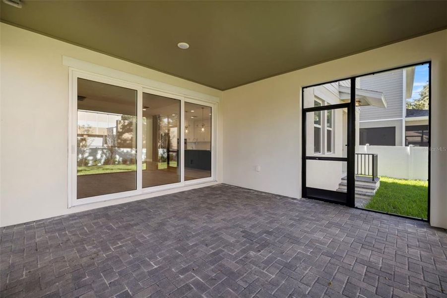 Exterior details and patio area of a home in , Tampa (Image 4). Exterior details and patio area of a home in , Tampa (Image 4).
