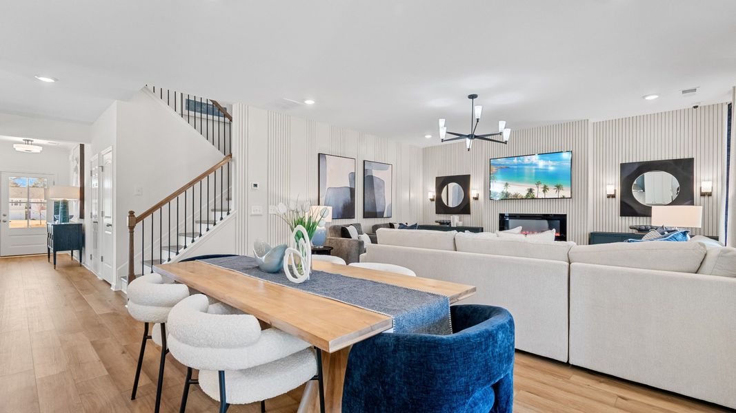 Furnished interior view inside a new home in Bowers Farm, McDonough (Image 15).