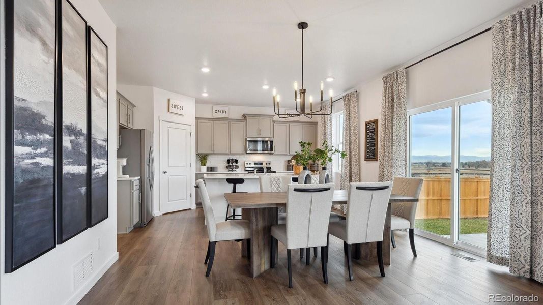 Furnished interior view inside a new home in Timberleaf, Thornton (Image 15).