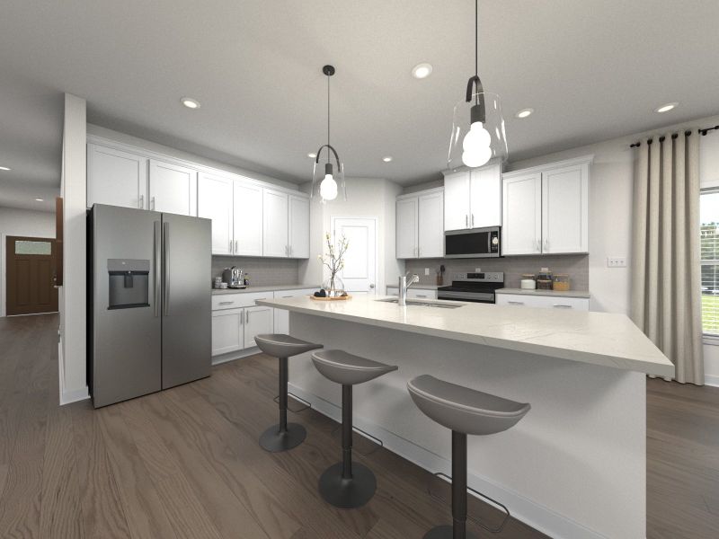 Furnished interior view inside a new home in Greystone - Legacy Series, Smyrna (Image 3).