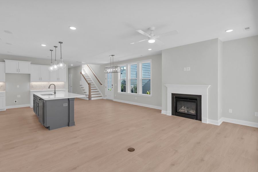 Representative furnished interior of a home built from the The Seagrass by RobuckHomes in East & Mason, Wilmington (Image 7). Representative furnished interior of a home built from the The Seagrass by RobuckHomes in East & Mason, Wilmington (Image 7).