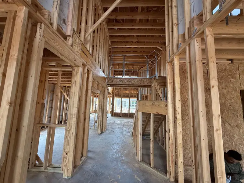 In-progress construction of a new home in Candela, Richmond, TX (Image 8).