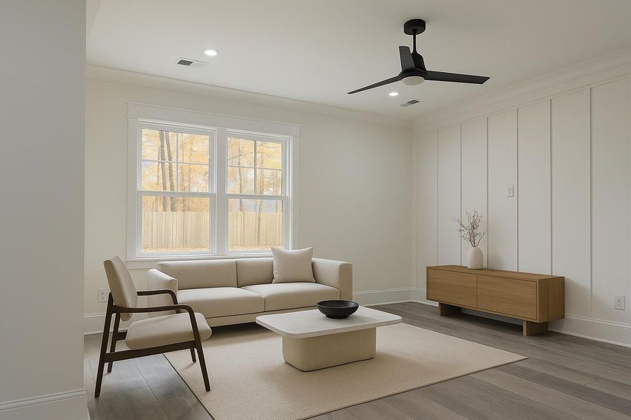Furnished interior view inside a new home in , North Charleston (Image 8). Furnished interior view inside a new home in , North Charleston (Image 8).