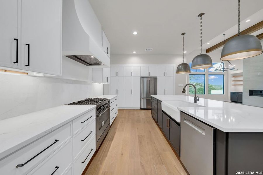 Furnished interior view inside a new home in , San Antonio (Image 36).